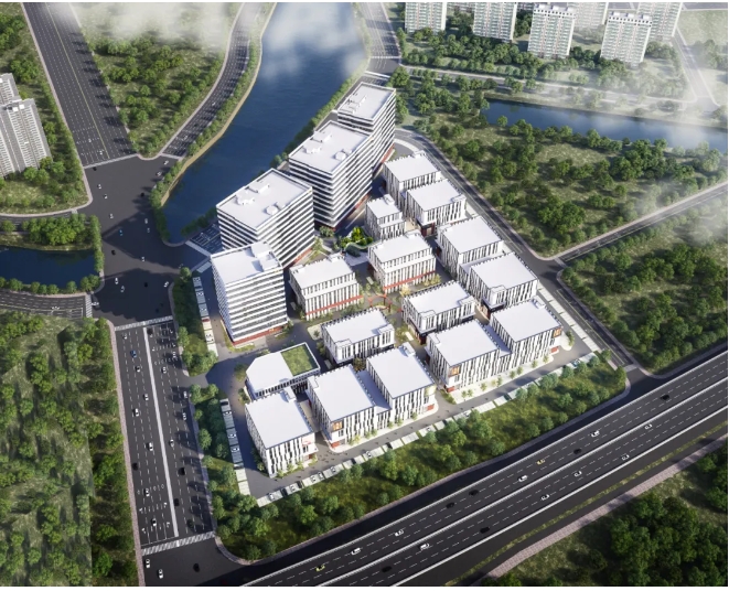 浦仪公路旁，竖起产业新地标